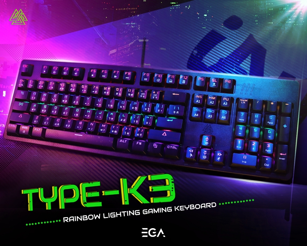 This mechanical gaming keyboard is only 890 Baht